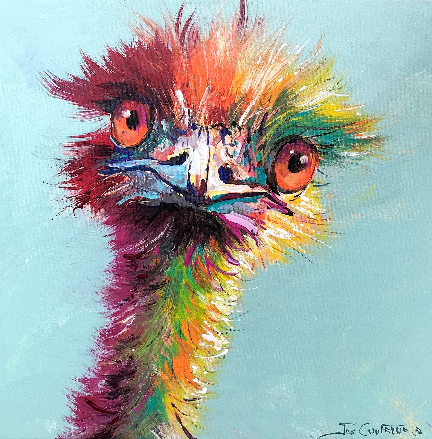 Emu 71 - Reproduction Print