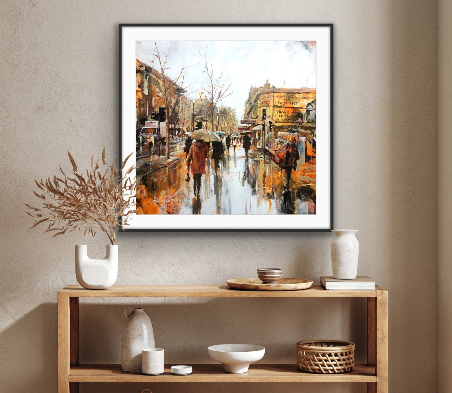 Melbourne in the Rain - Ed. 4 of 50 - Limited Edition Print