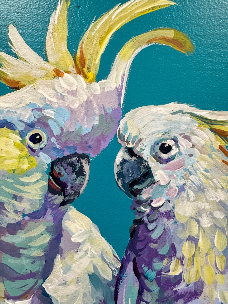 Yellow Crested Cockatoos