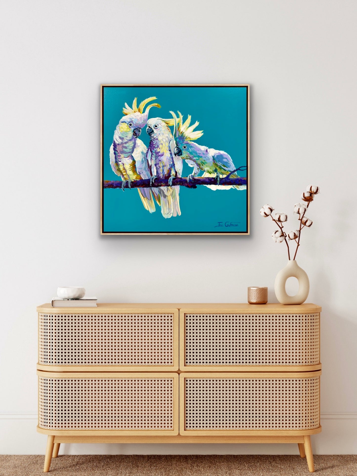 Yellow Crested Cockatoos