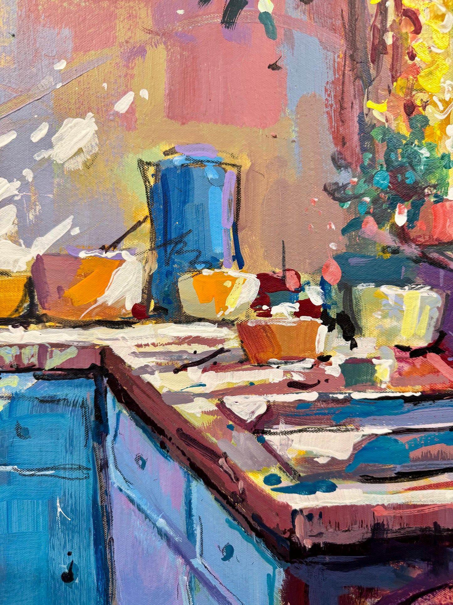 Blue Jug in the Kitchen