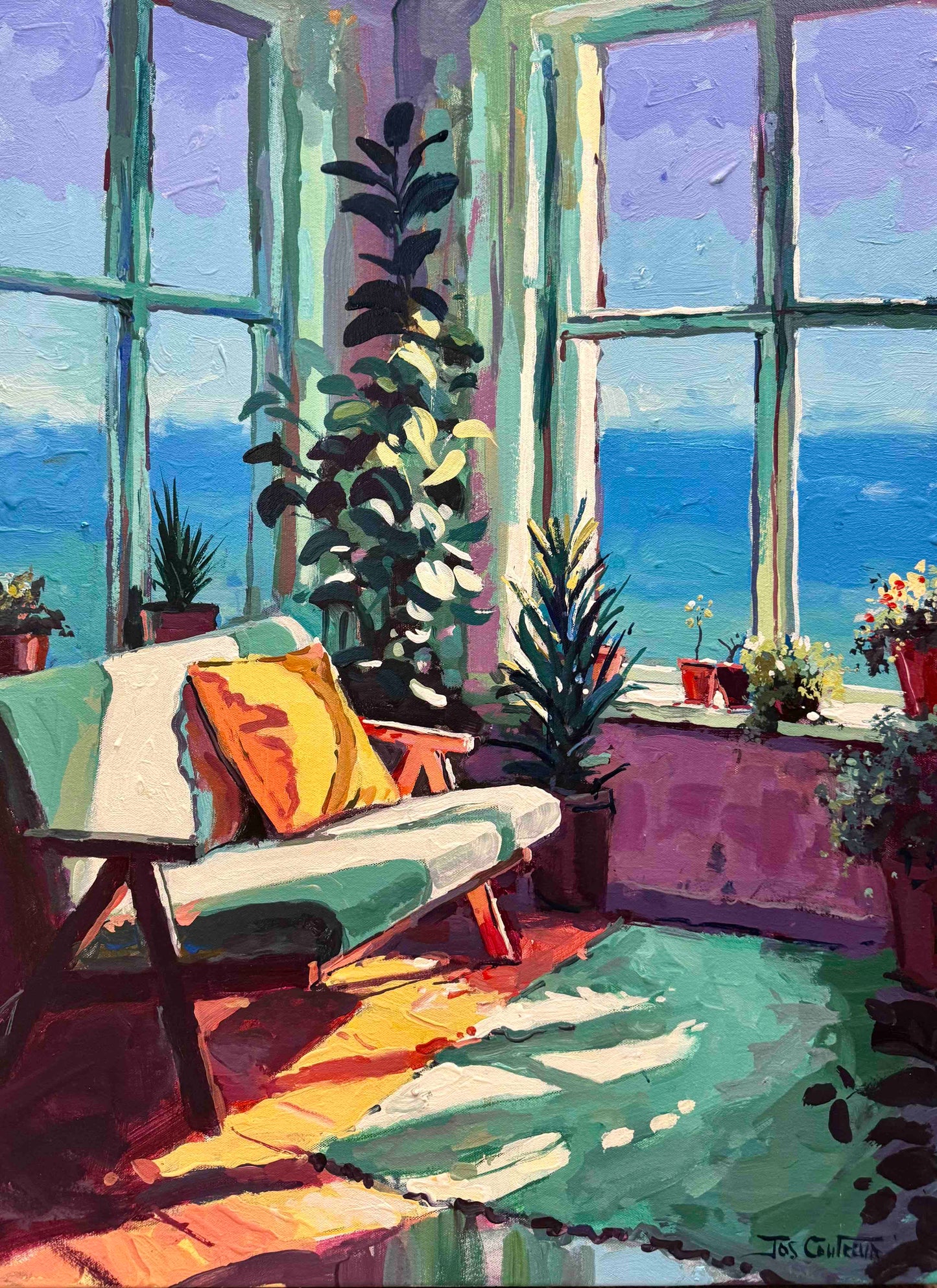 Interior : Cottage by the Sea - Reproduction Print