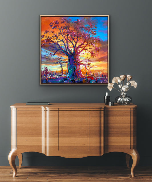 Sunset over Boab Tree
