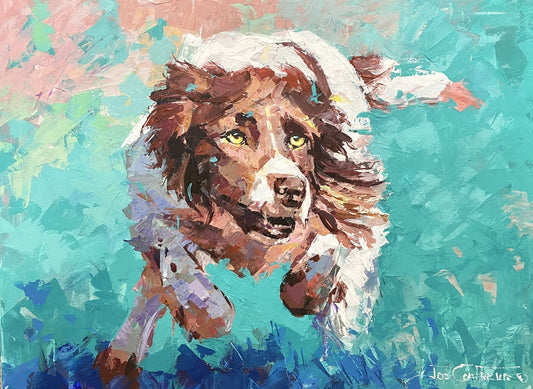 A Running Spaniel - Dog