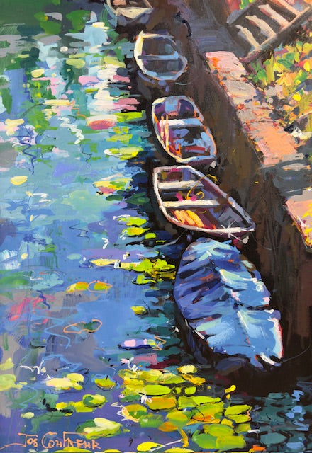 Boats and Waterlilies