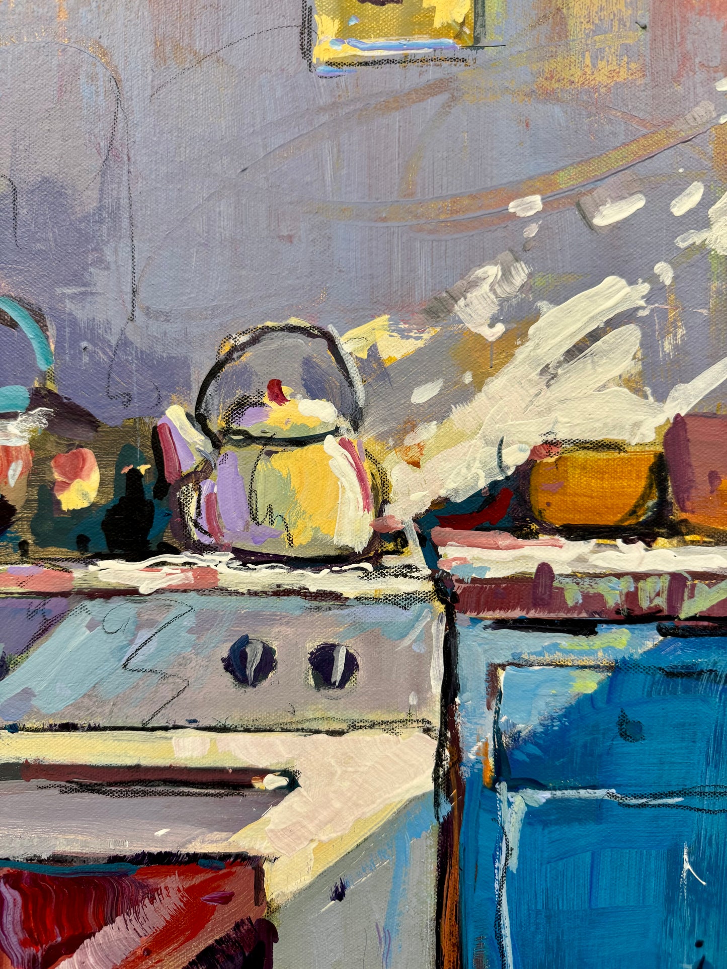 Blue Jug in the Kitchen