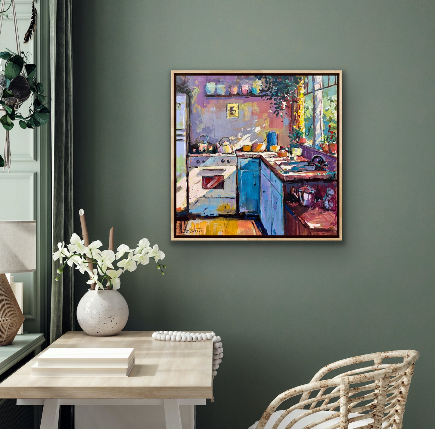 Blue Jug in the Kitchen