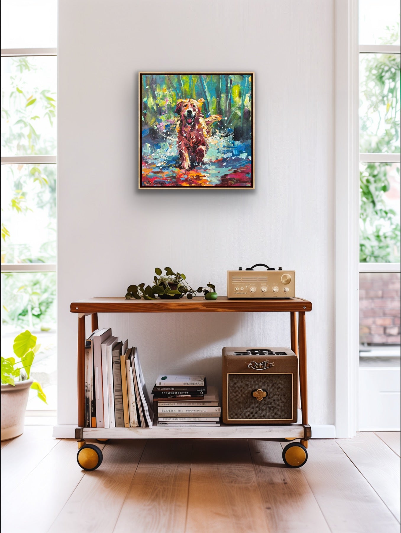 Running Retriever Dog