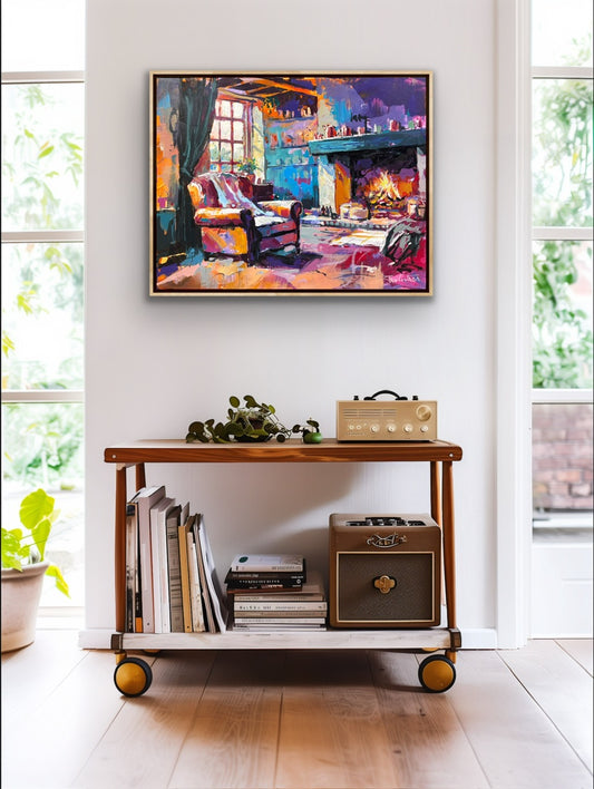 Interior - Fireside Glow