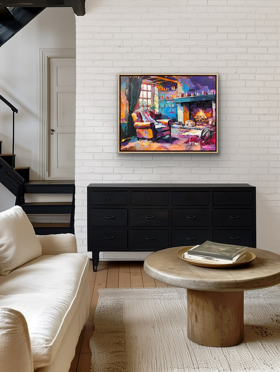 Interior - Fireside Glow