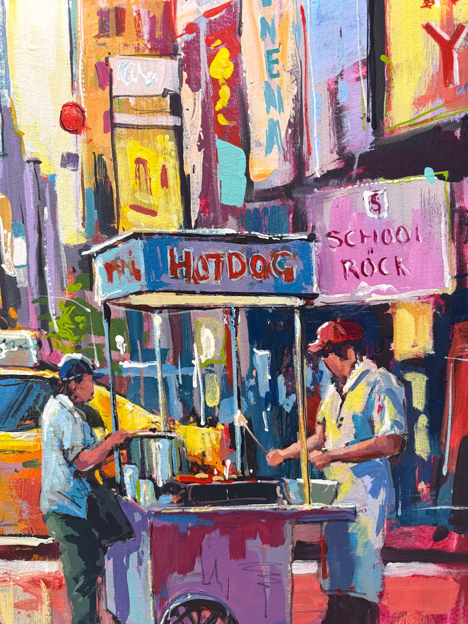 Hot Dog Stand in New York