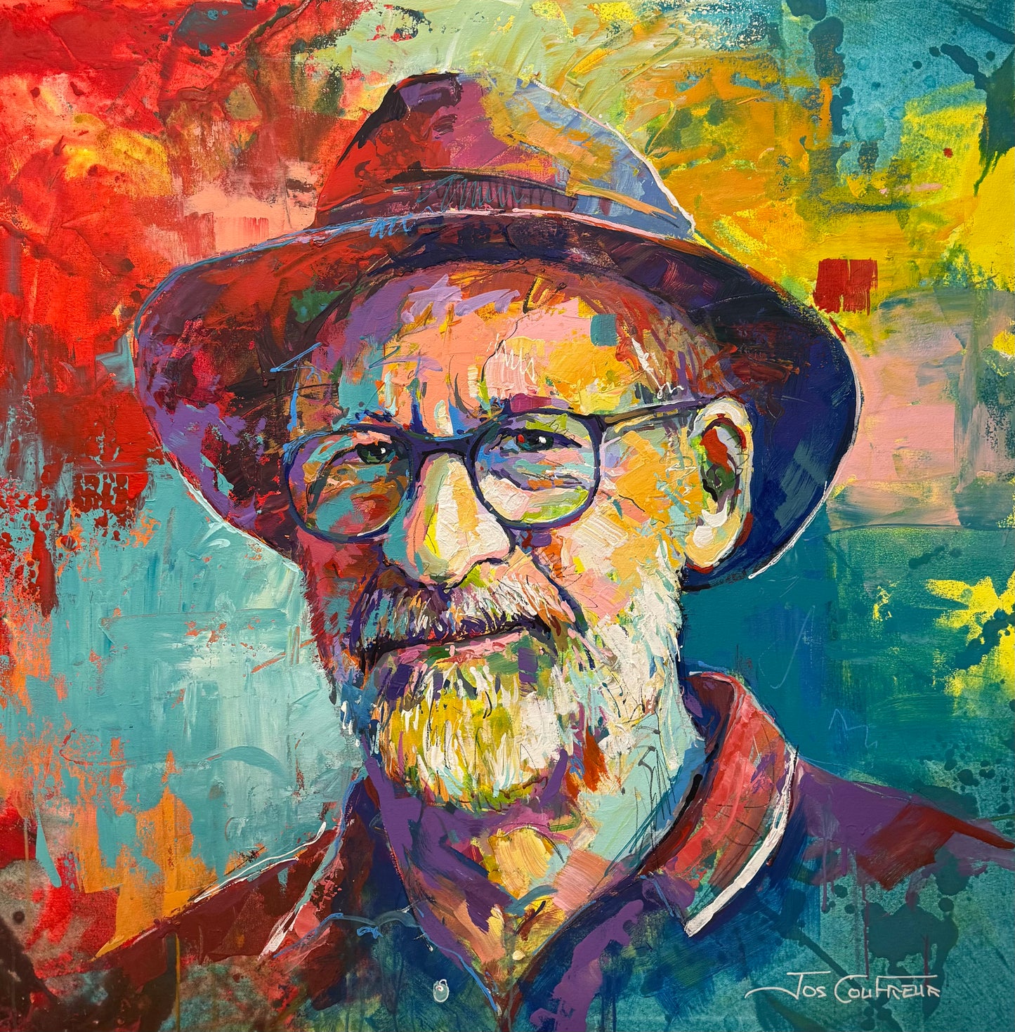 Self Portrait- Jos Coufreur
