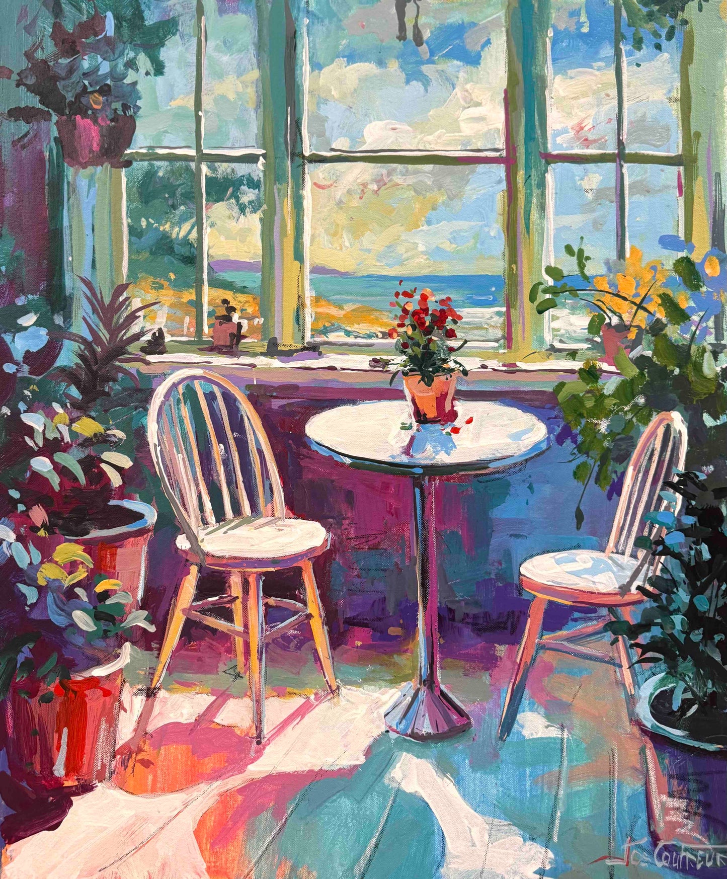 Interior - Sea Views -- Reproduction Print