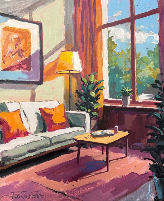 Interior - Sunlit Pages -- Reproduction Print