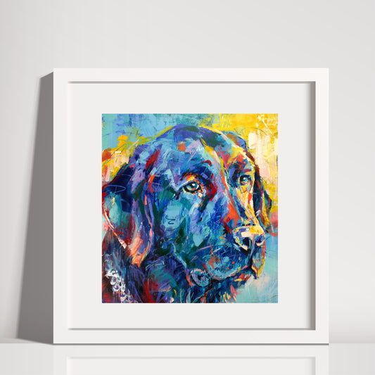 PRINT - Black Labrador